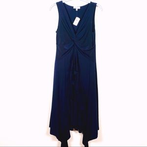NWT Neiman Marcus Navy Cocktail Dress